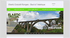 Desktop Screenshot of elasticcrocodilbungee.com